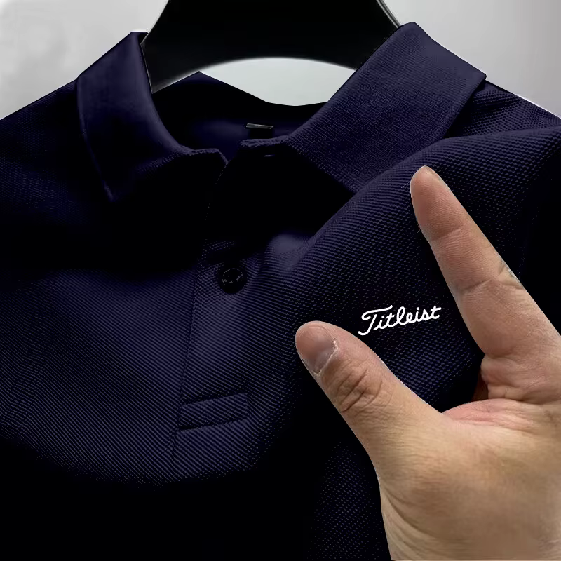 Nouveau T-shirt polo imprimé minimaliste pour homme, tendance 2026, vente chaude, tenue de golf esti