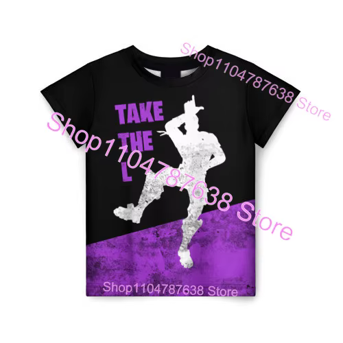 Team Leader Bear F-Fortnite T Shirt 3D Print Banana Peely T-shirt Men's Tee Battle Royale Game Summe