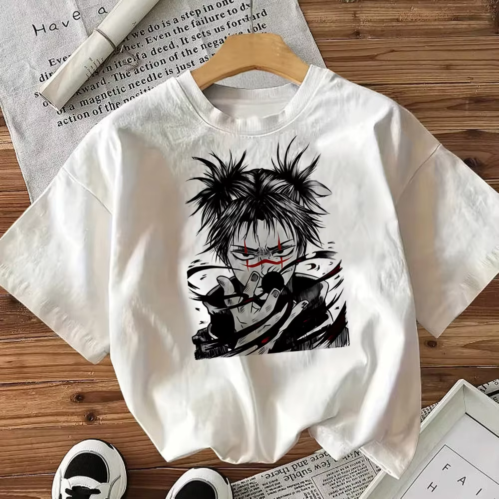 T-shirt Choso pour fille, style années 2000, confortable, numérique, kawaii, respirant, rétro, anime