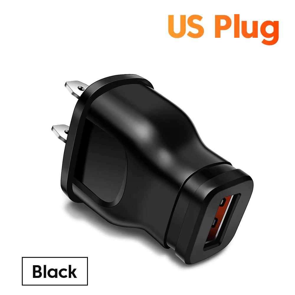 Elough 1A 5W chargeur de voyage USB unique USB vers prise de Conversion ue/US chargeur de téléphone