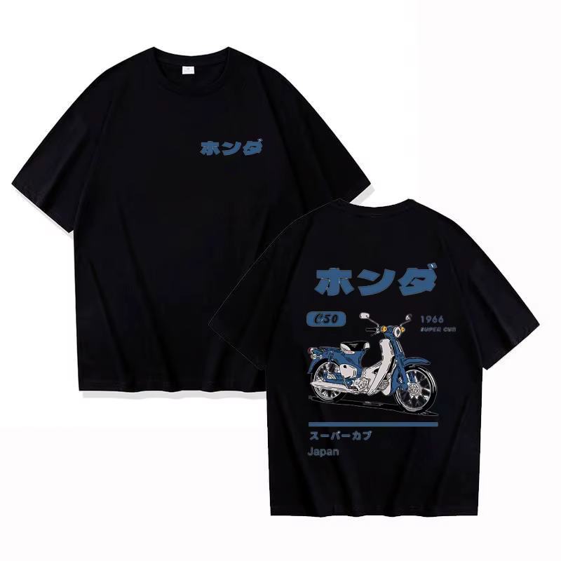 T-shirt tendance rétro d'été avec imprimé dessin animé voiture, manches courtes, pour couple, vêteme