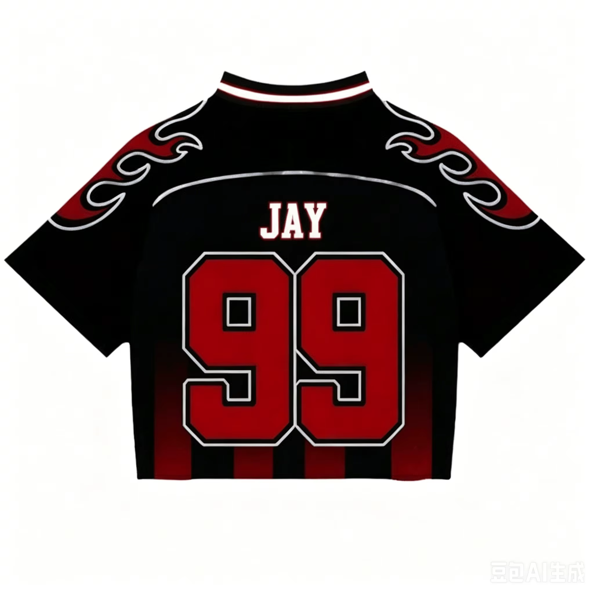 T-shirt de baseball court en maille noir et rouge ENHYPEN Kpop WALK THE LINE Tour pour fans, streetw