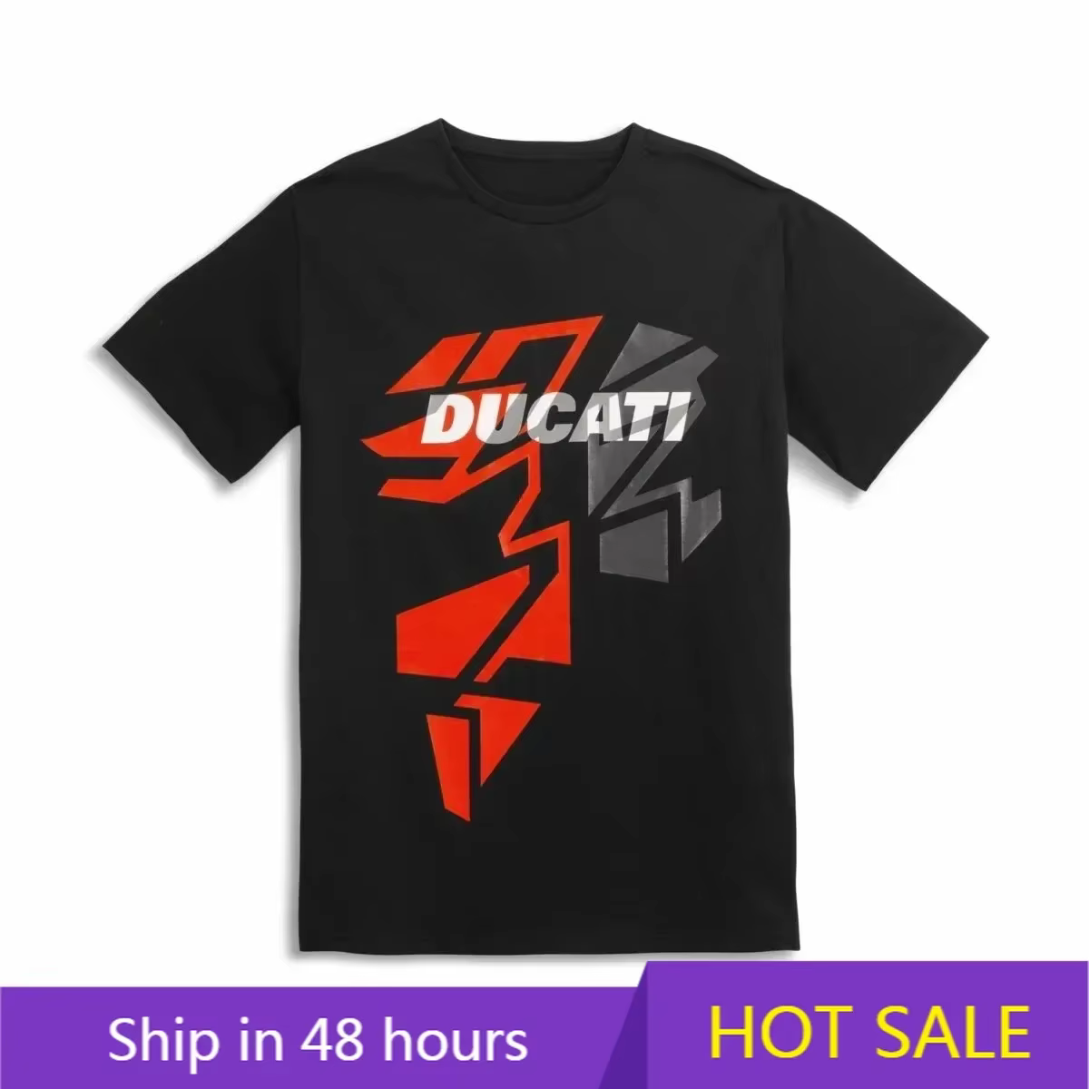 T-shirt décontracté pour hommes, T-shirt moto DUCATIS, graphique, manches courtes, été, 100% coton,