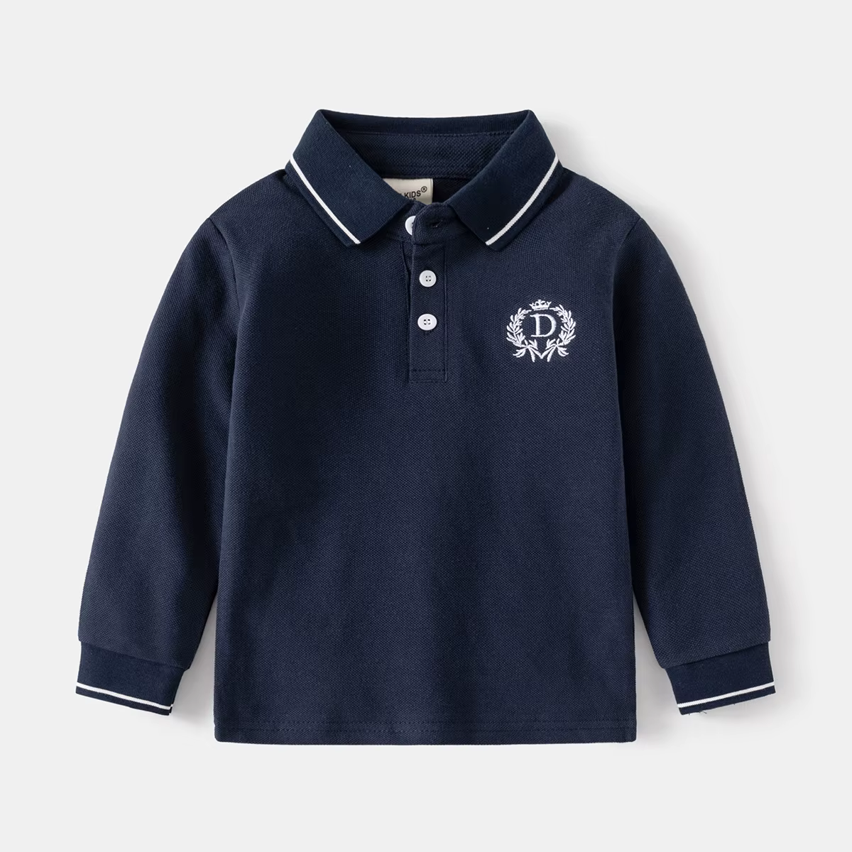 Polos élégants pour garçons, hauts pour enfants en bas âge, vêtements à manches longues pour enfants