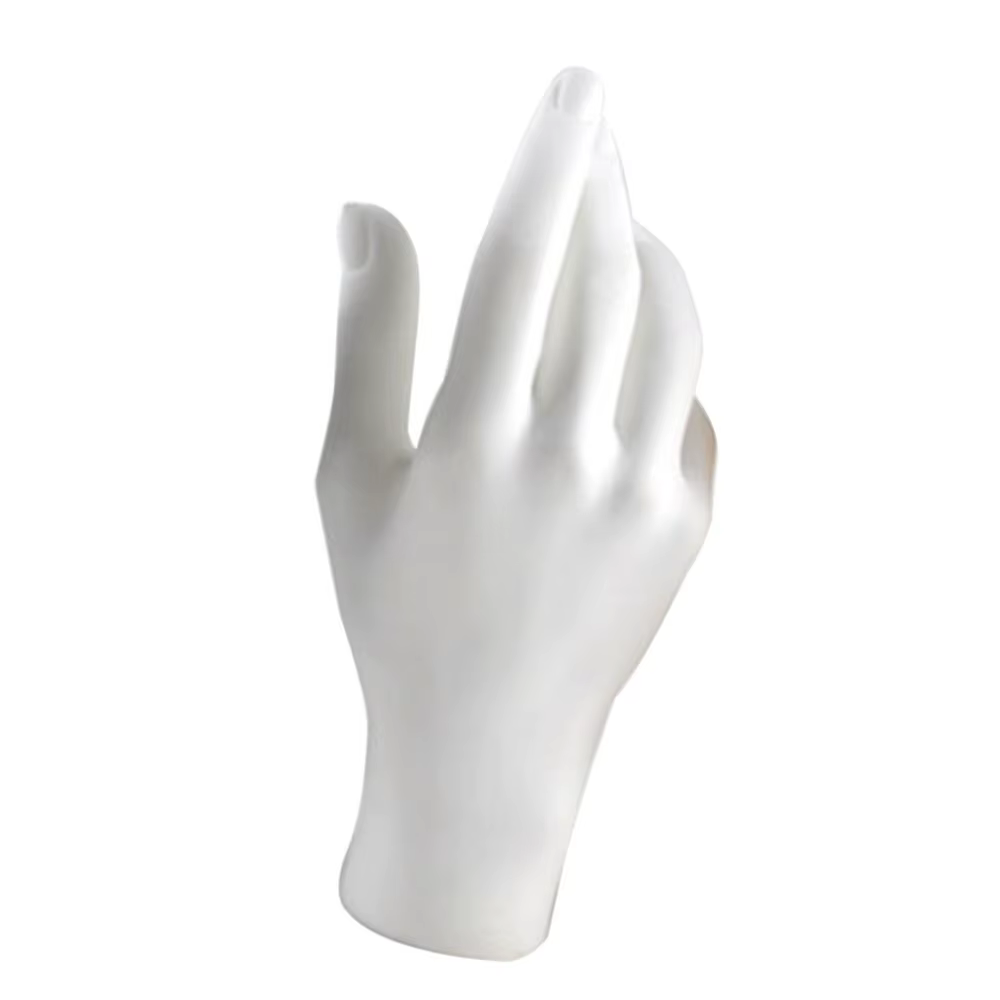 Modèle de main de mannequin féminin pour la décoration de la maison, présentoir de bijoux, bague d'A