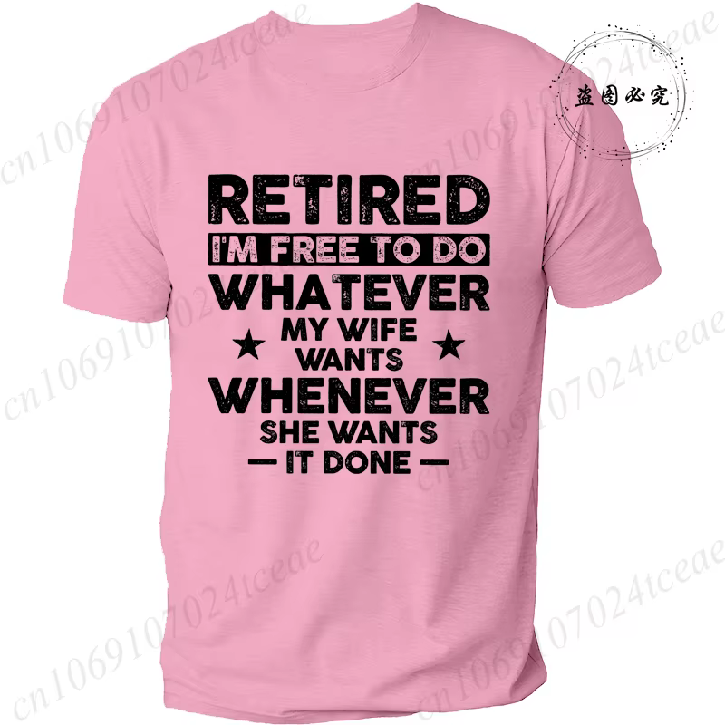 T-shirt de retraite drôle pour hommes, vêtements cadeau pour mari, mari de retraite, cadeau drôle de