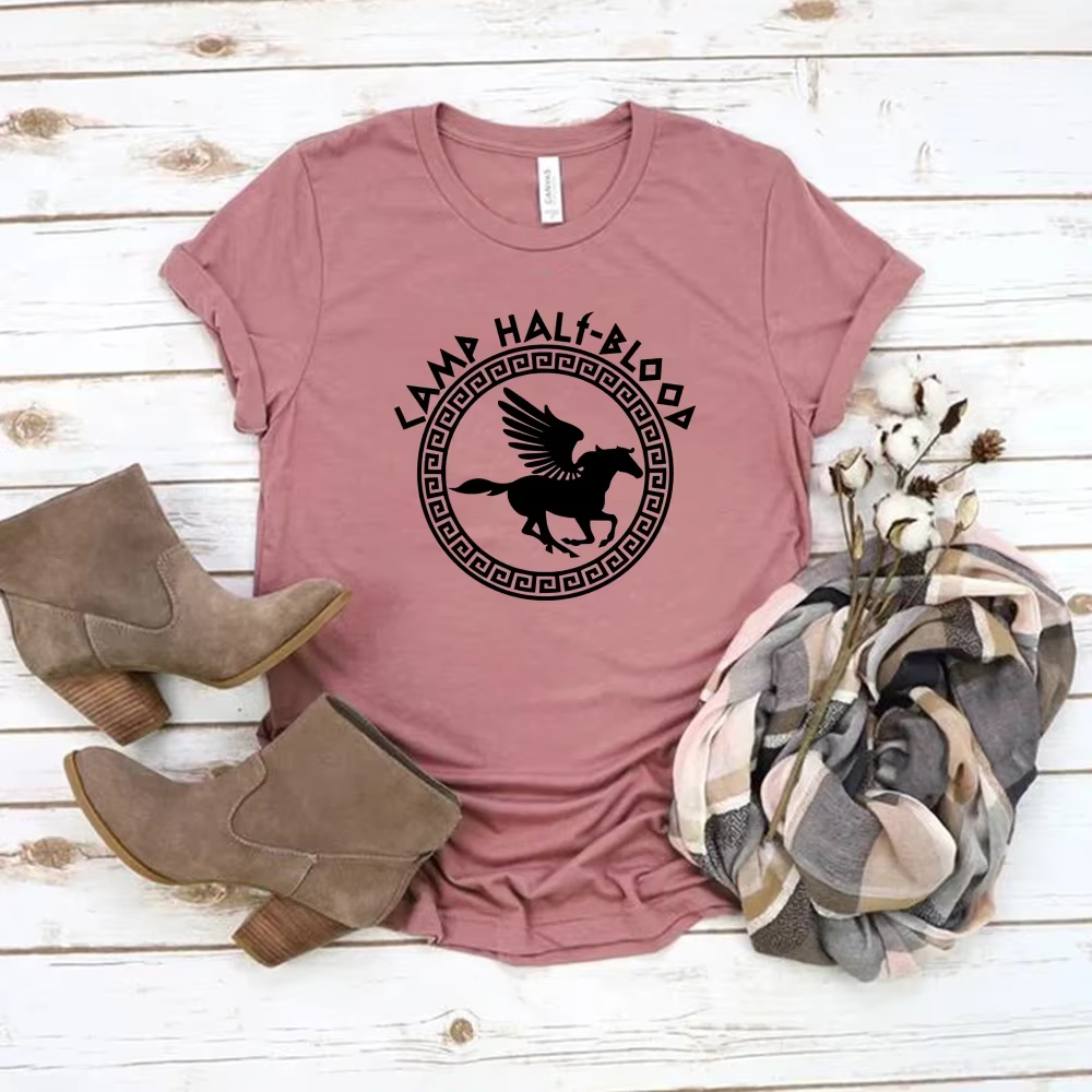 Camp demi-sang T-shirts automne formation Camp jeu t-shirt Halloween cadeau magique Percy Jackson ch