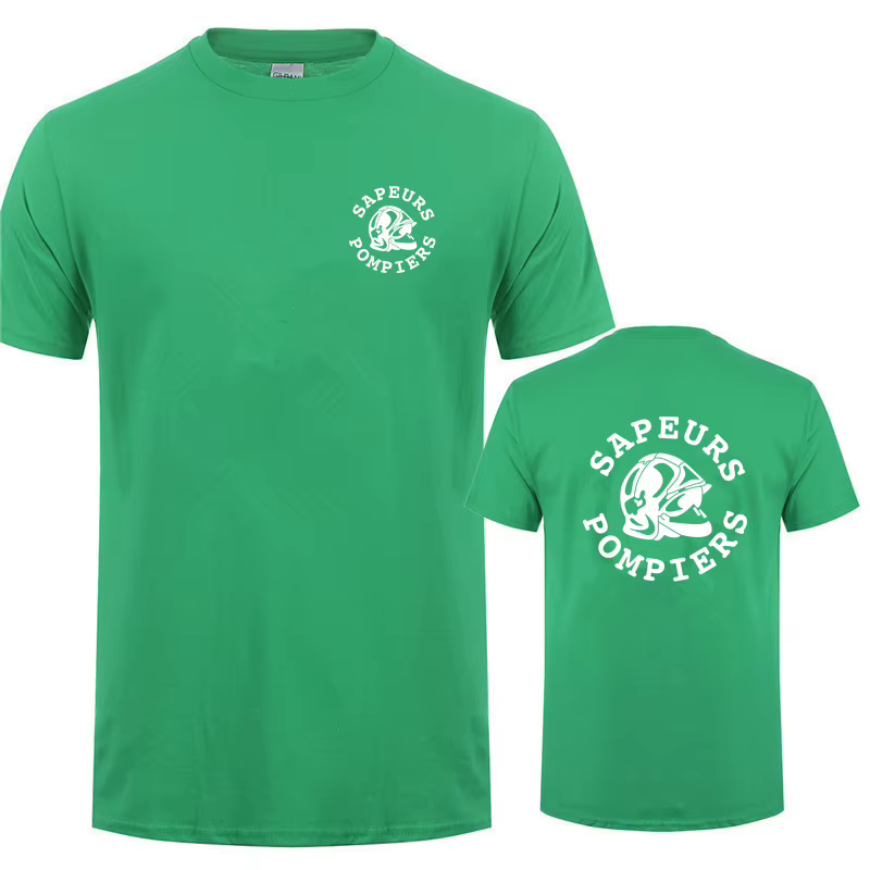 Sapeurs pompiers Paris T-shirt hommes France pompier service d'incendie T-shirt à manches courtes ha