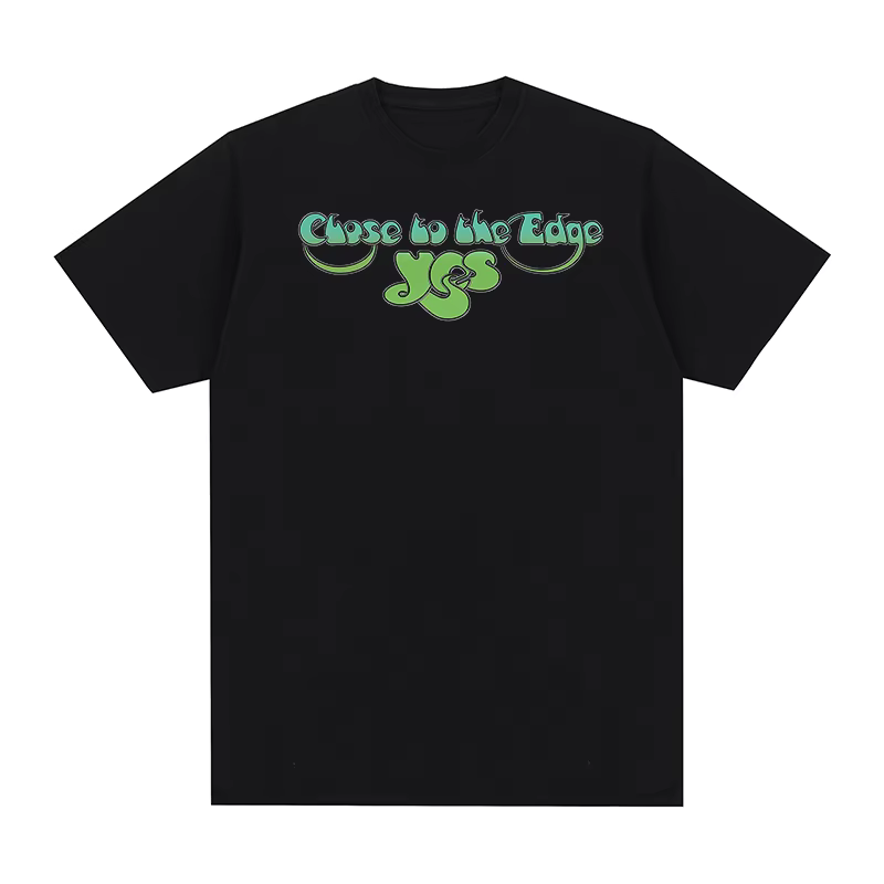 T-shirt YES CLOSE TO THE EDGE Fragile Album Rock en coton pour hommes, nouveau T-shirt pour femmes