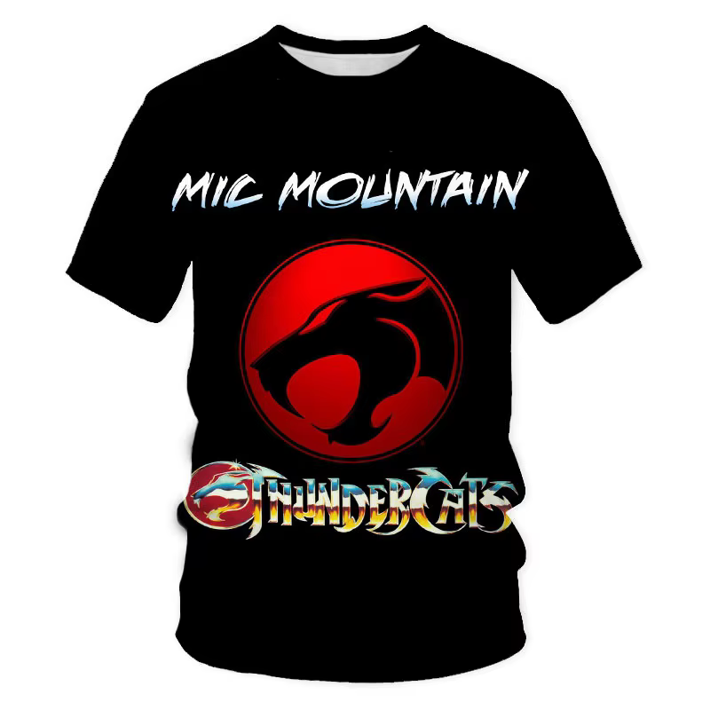 Nouveau Thundercats t-shirts dessin animé 3D impression mode hommes femme T-shirt Streetwear surdime