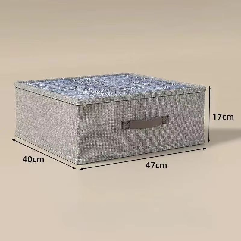 Organisateur de rangement pour vêtements de garde-robe, boîte de rangement épaissie pour pulls et t-