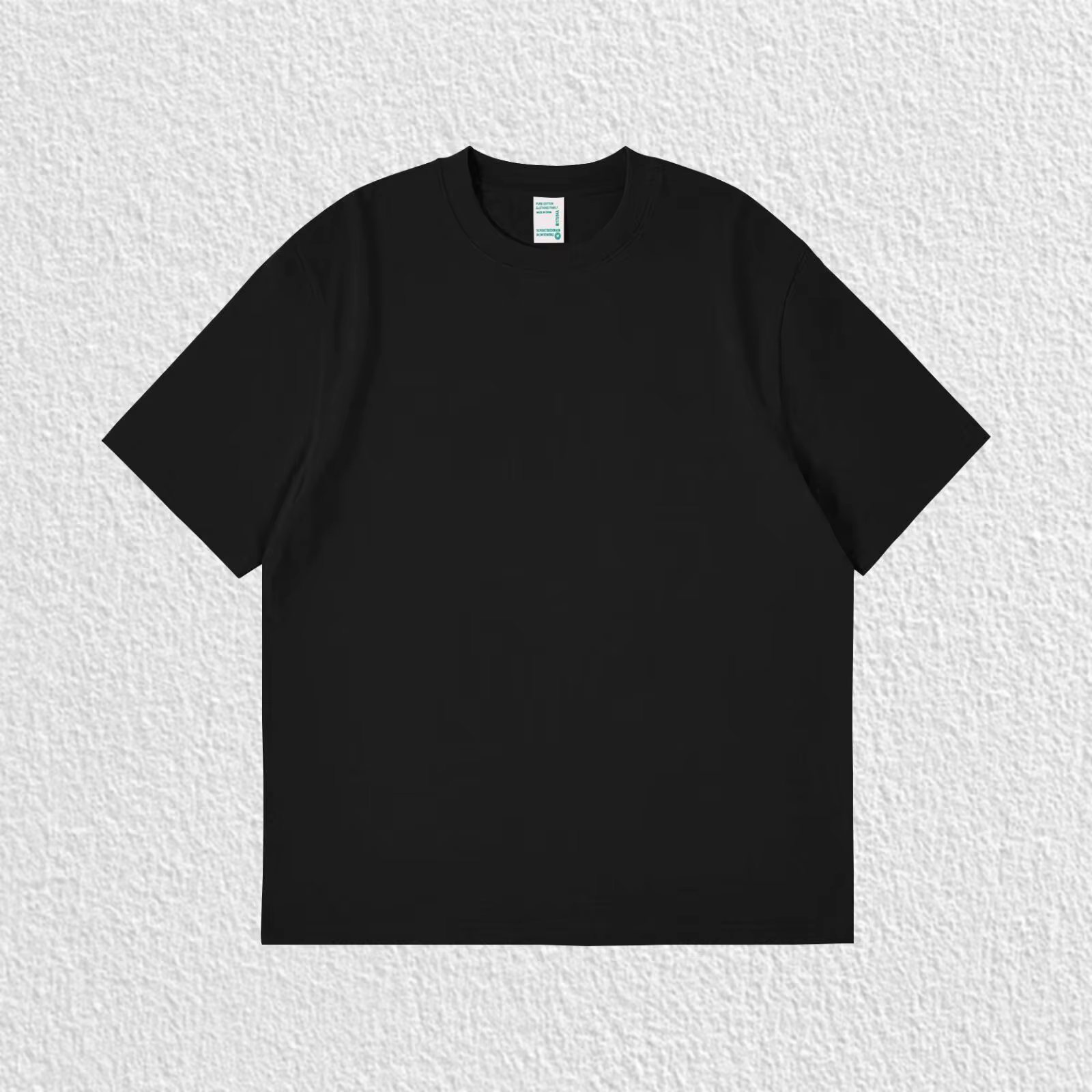 T-shirt lourd à manches courtes pour hommes et femmes, blanc pur, 260g, été, pur coton, nouveau Stre