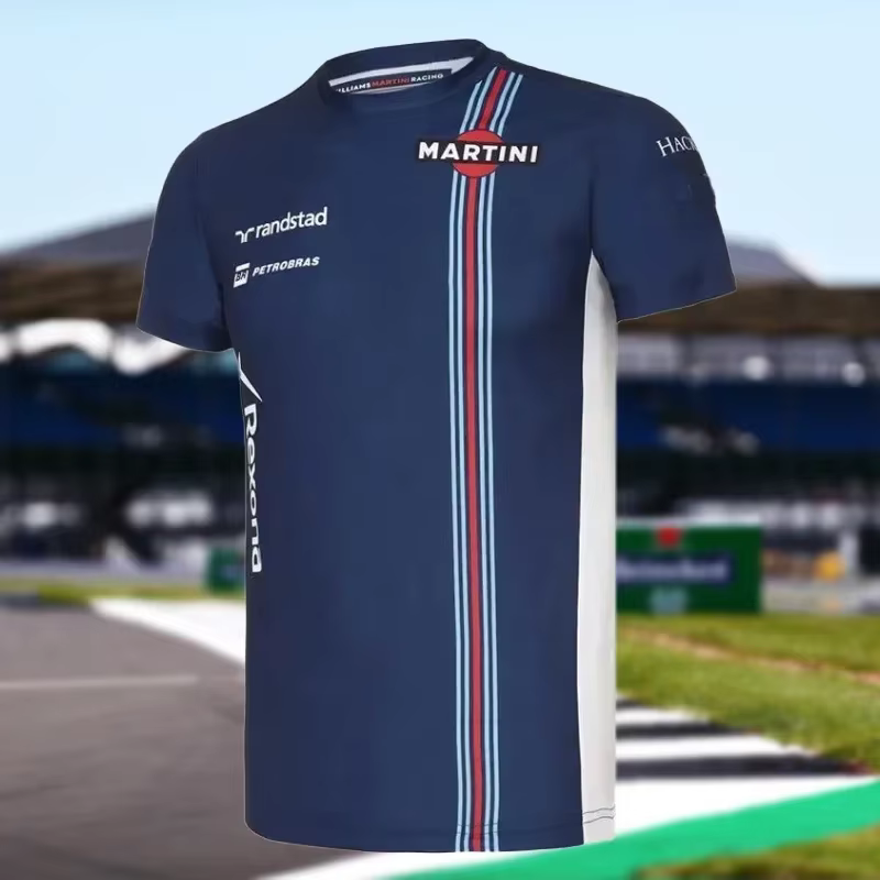 T-shirt décontracté respirant à manches courtes pour pilotes de course et passionnés de sports extrê