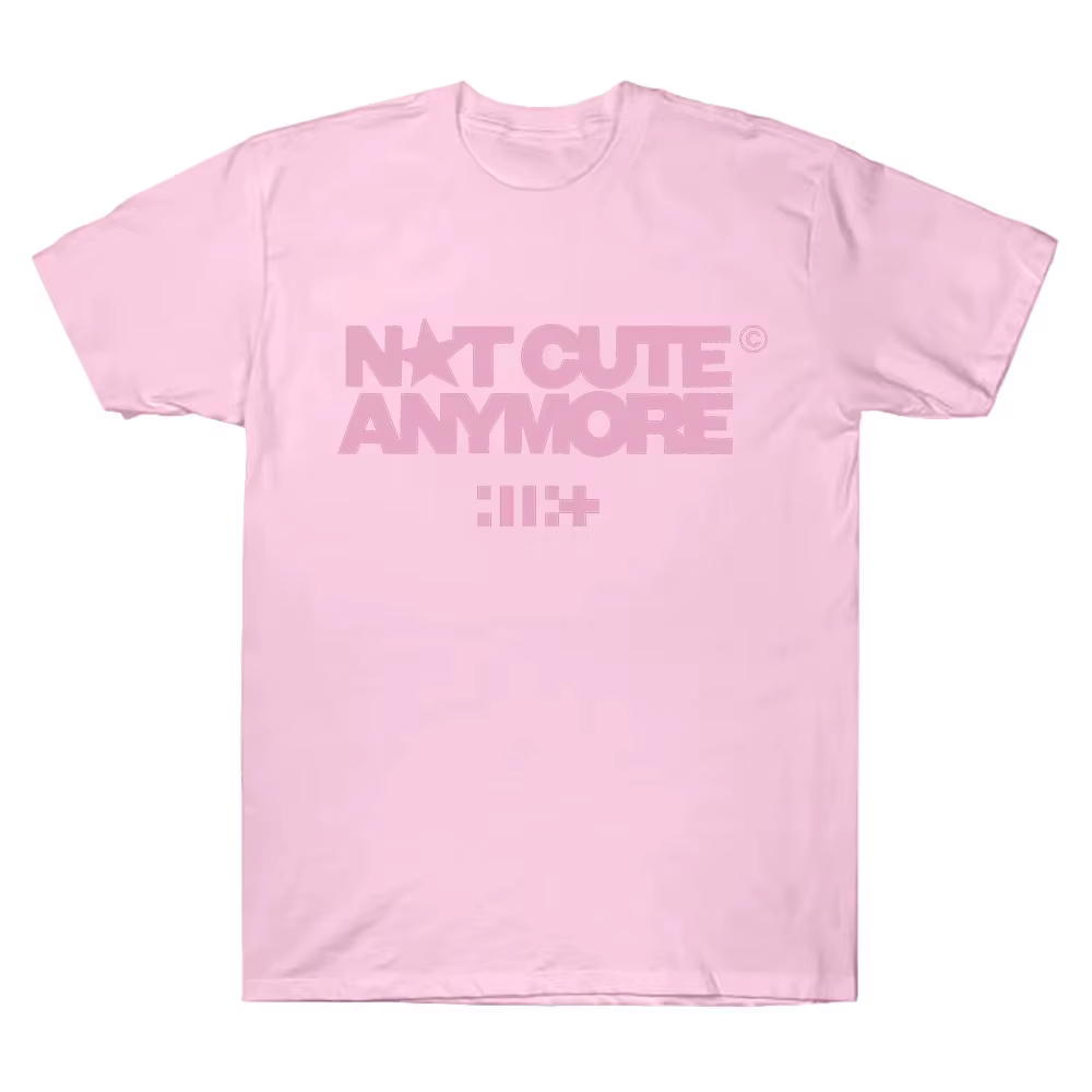 T-shirts Kpop 2026 « Not Cute Anymore » – T-shirt de groupe Kpop pour filles, mode coréenne, été, po
