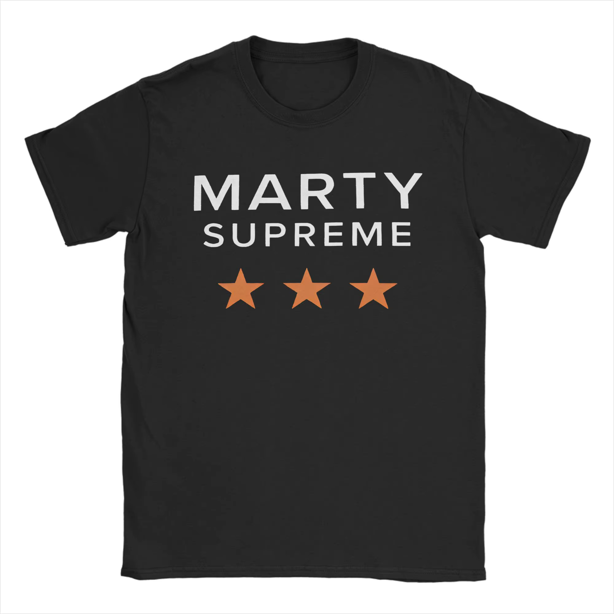 T-Shirt Marty Supreme pour hommes et femmes, en pur coton, humoristique, col ras du cou, manches cou
