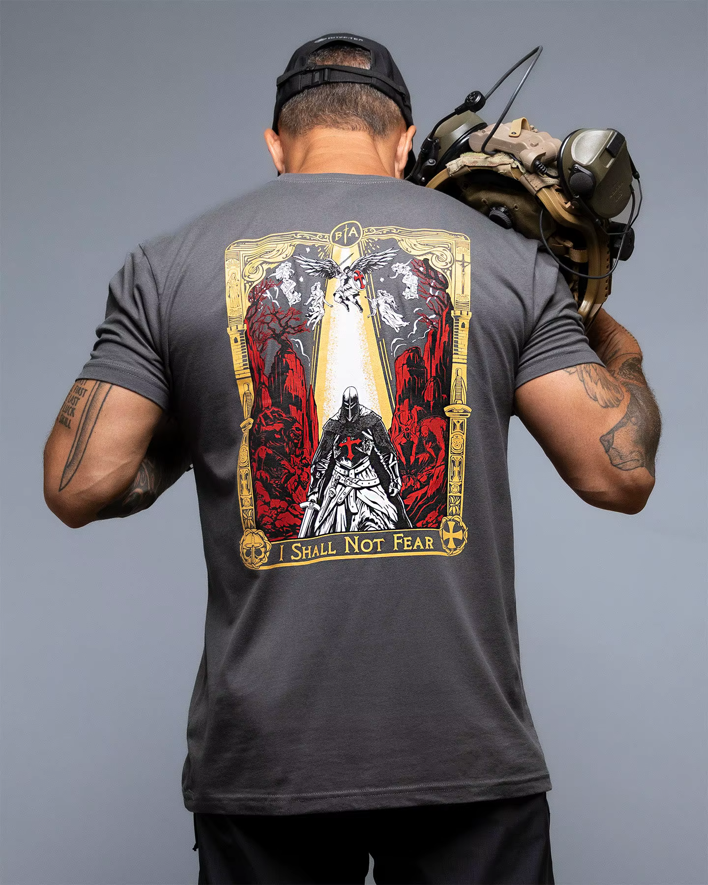 T-shirt No Fear 2026 – Marchez sans peur, soyez fort – Idéal pour le sport, en pur coton