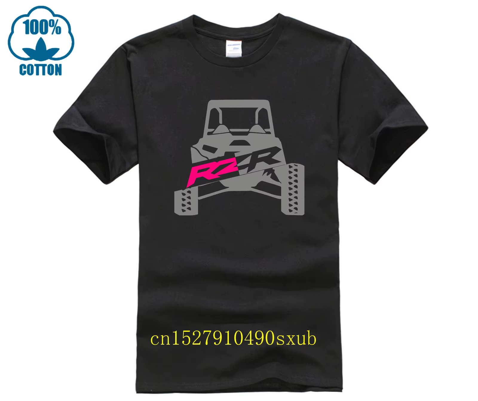 T-shirt imprimé décontracté et amusant pour hommes, personnalisé Polaris RZR