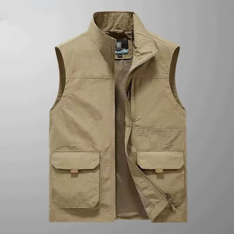 Gilet sans manches en velours Double face pour homme, vêtement de sport de loisirs en plein air, mul