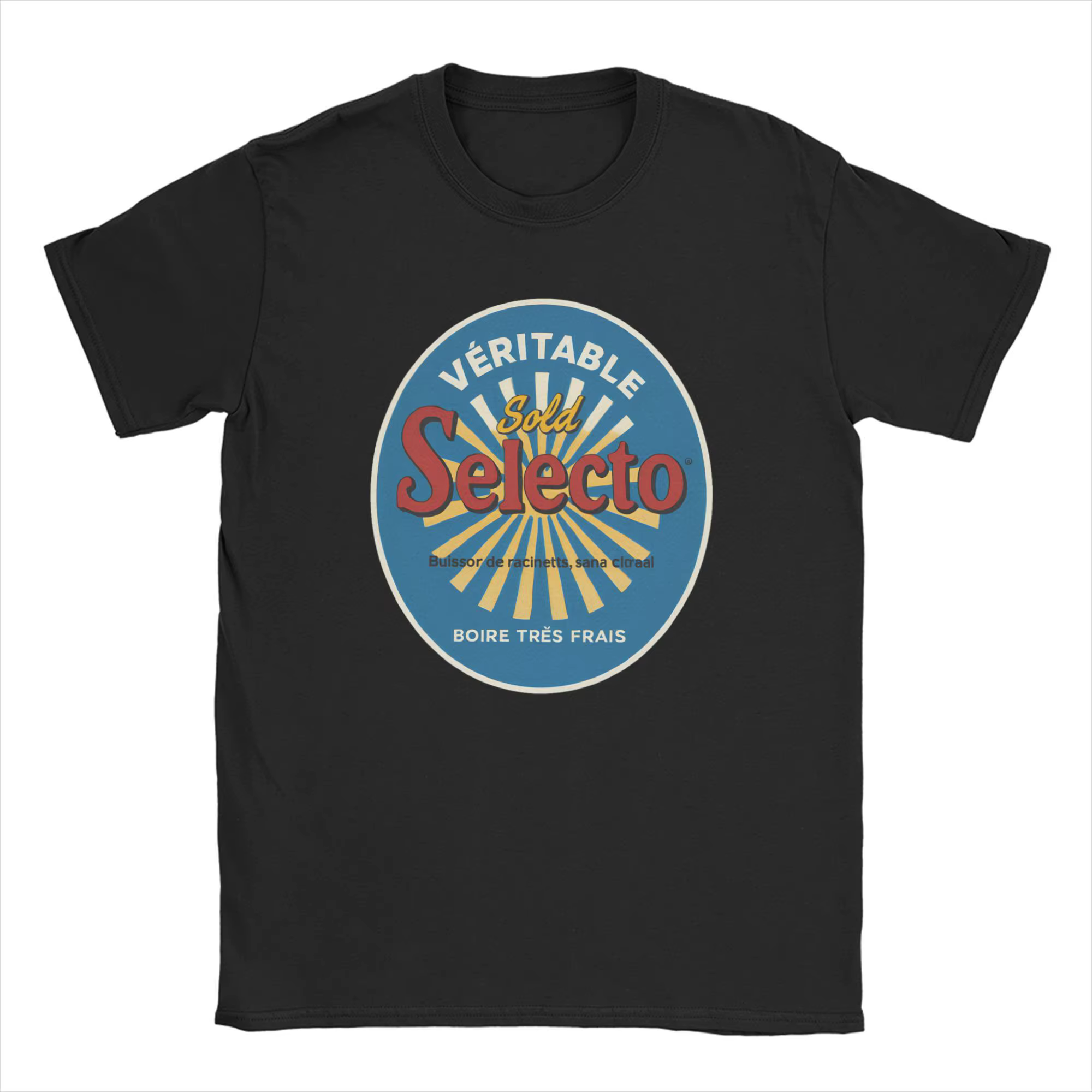 Selecto algérie t-shirt plage Hip Hop t-shirts hommes pur coton col rond surdimensionné vêtements ma