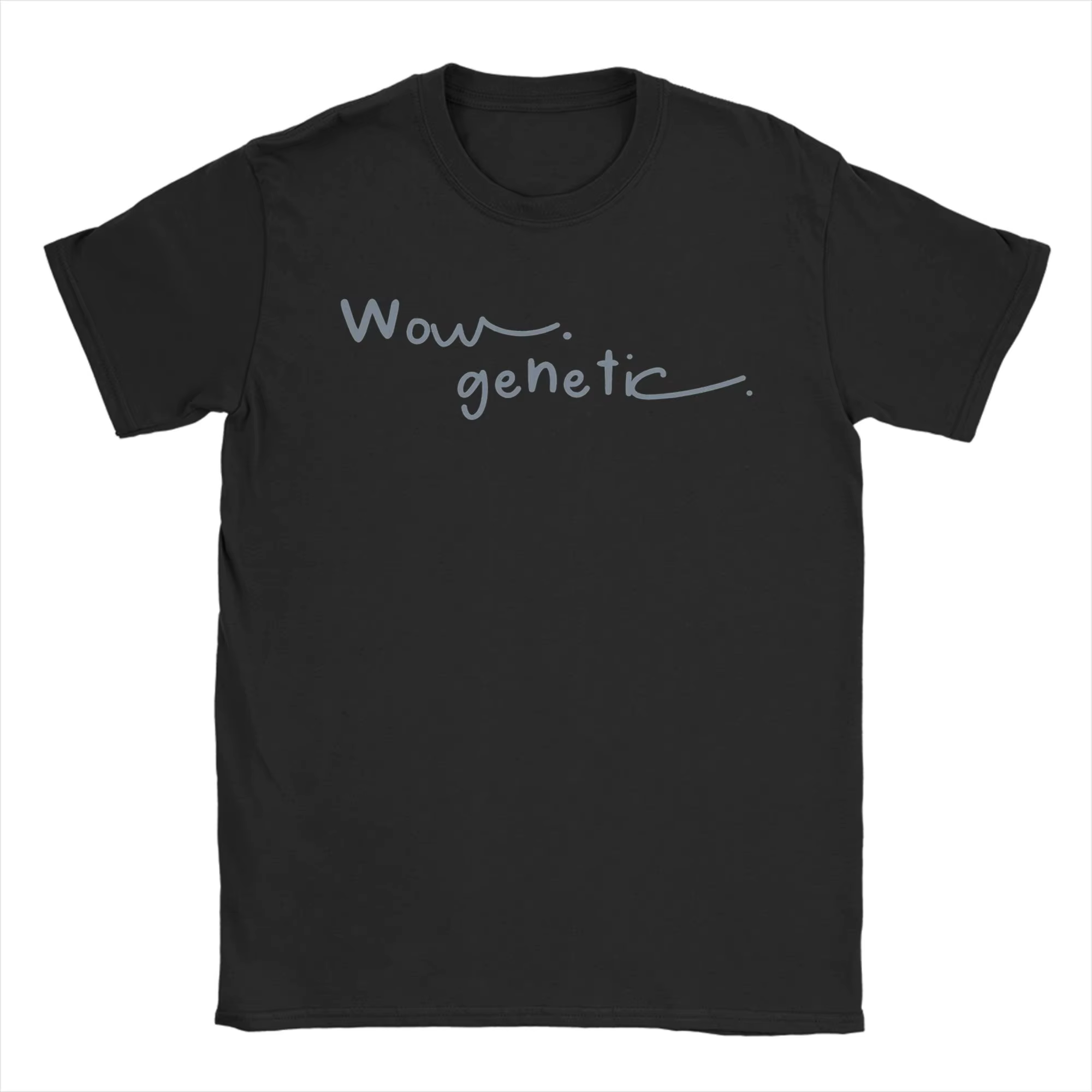Homme Wow génétique chauffé rénovation T-Shirt Hockey sur glace 100% couverture en coton nouveauté à