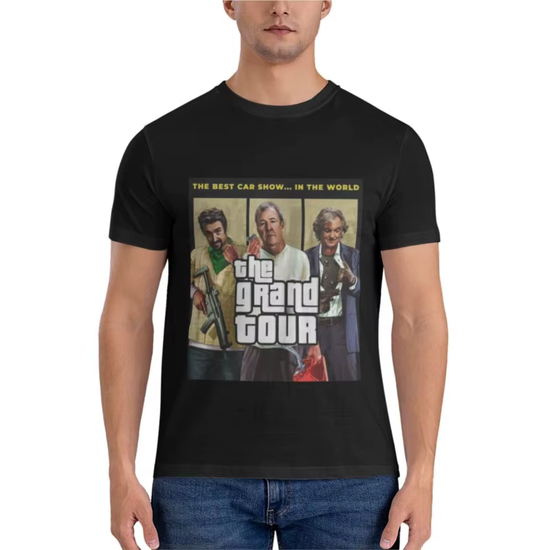 T-shirt graphique The Grand Tour Merchandise Essential pour hommes, vêtements pour garçons