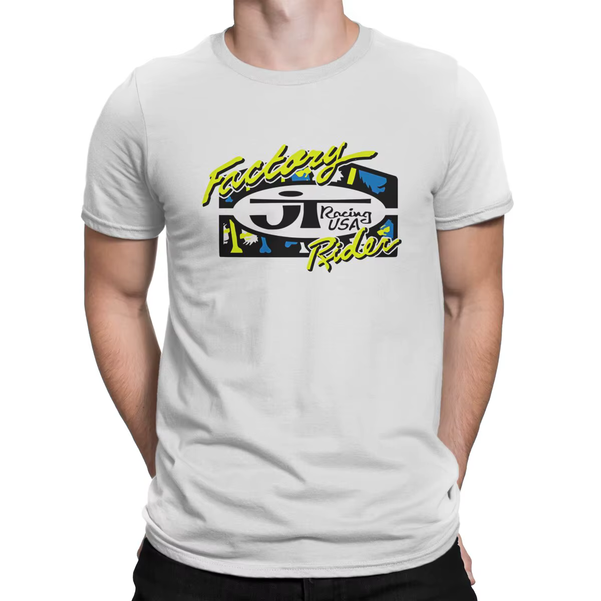 T-Shirt à Manches Courtes et Col Rond pour Homme, Vêtement en Coton Imconciliation ant, Conducteur d
