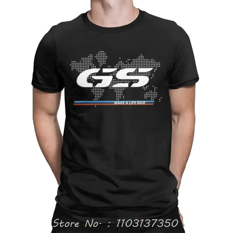 T-shirt graphique en coton pour 1250 GS, streetwear, offre spéciale