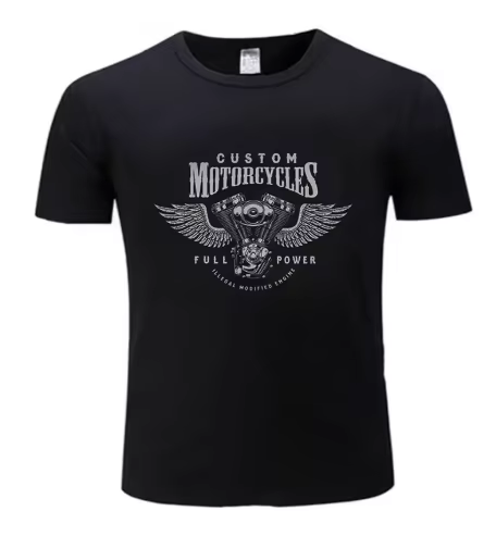 T-shirt pour hommes, motos, moteur, chopper, biker, bobber, motard, Harley, t-shirts graphiques, sur
