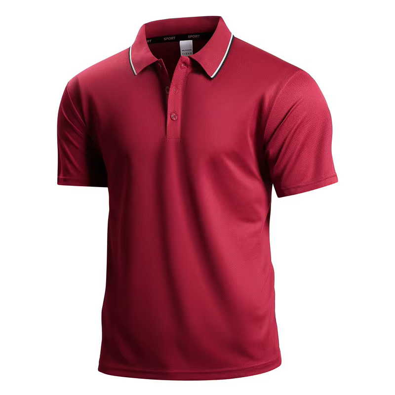 Nouveau Polo Homme 2026 Été Tissu Luxe Rafraîchissant Business Décontracté Golf Manches Courtes Coup