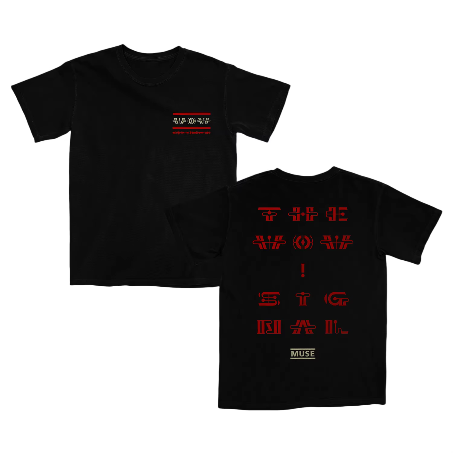 Album de la groupe Muse : « Wow! » T-shirt imprimé Signal 2026 Merch, style Y2K, ample, pop, streetw