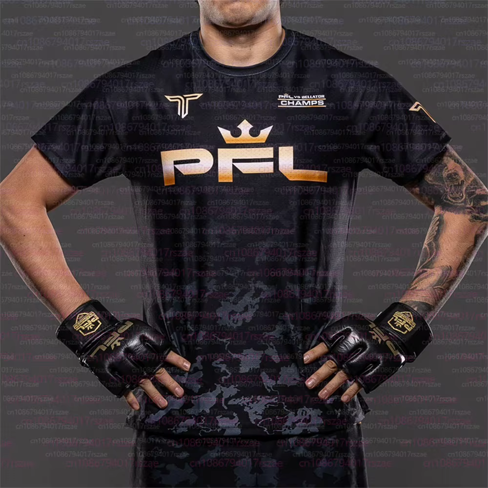 Chemise de boxe pour hommes, uniforme de combat complet d'entraînement d'été, T-shirt à manches cour