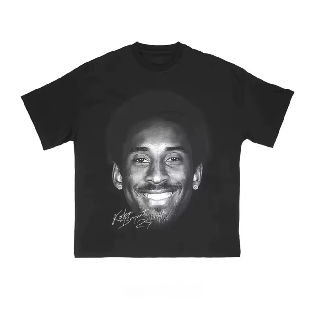 T-shirt à manches courtes et col rond pour homme, vêtements graphiques de basket-ball Kobe Bryant, p