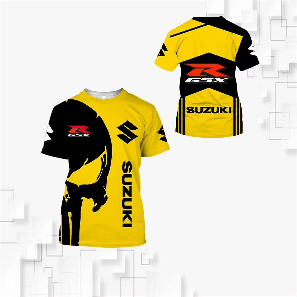 T-shirt pour homme Suzuki 2026, imprimé 3D, mode, été, sport quotidien, fitness, séchage rapide, res