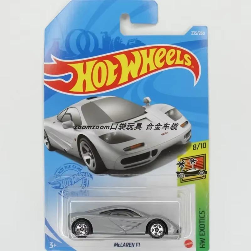 Hot Wheels-Ensemble de voitures Smile pour enfants, modèle facile McLaren, Hotwheels, cadeaux Porsch