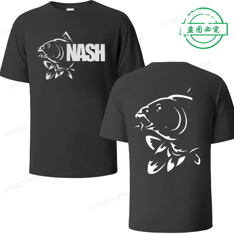 Drôle pêcheur carpe poisson pêcheur sportif T-shirts hommes mode d'été Harajuku à manches courtes co
