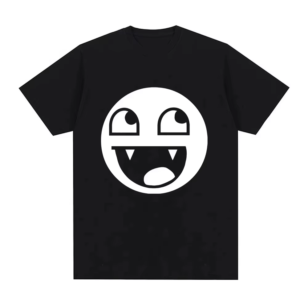 Epic Face Domo Kun Funny Meme T-shirt pour hommes en coton décontracté à manches courtes Harajuku Gr