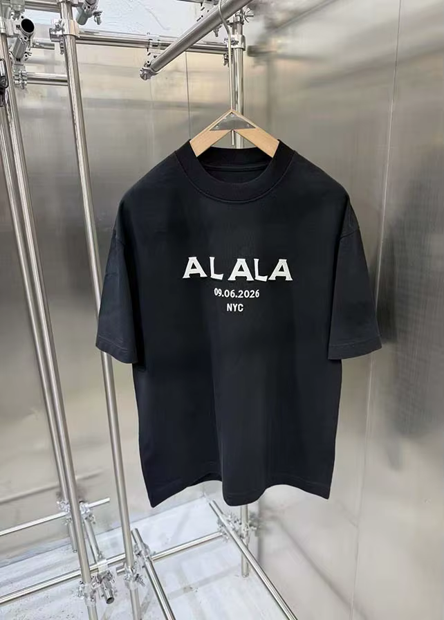T-shirts imprimés avec logo ALA 2026 pour femmes et hommes, t-shirts décontractés en coton pour homm