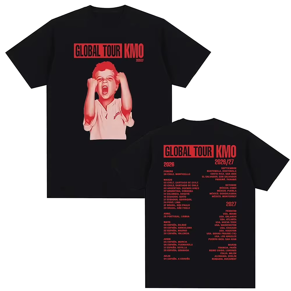 Pablo Alborán Global Tour Kmo 2026-2027 T-shirts unisexes Harajuku Gothic Hip Hop T-shirt pour homme