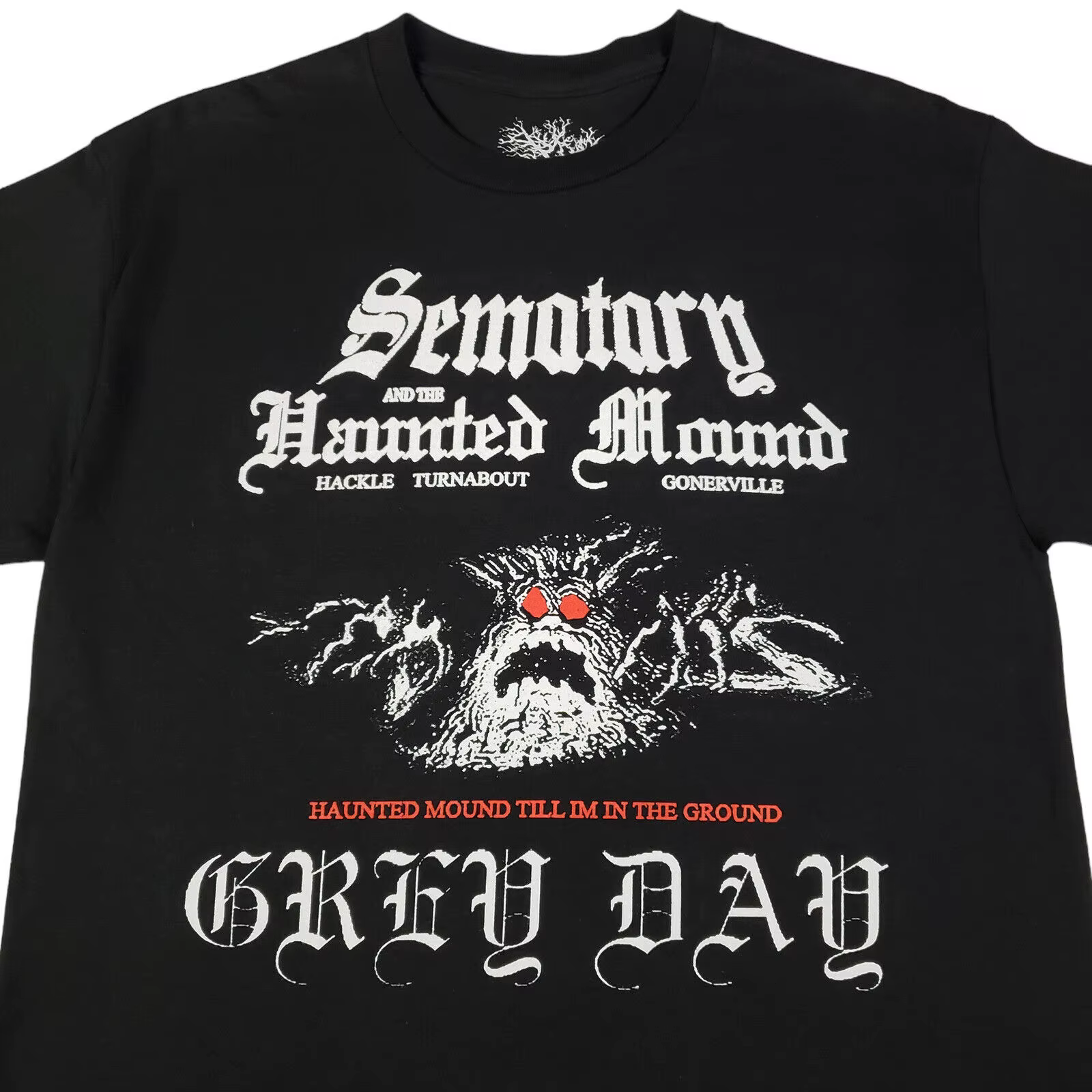 T-shirt Sematary Grey Day Tour, 2 côtés, 2023