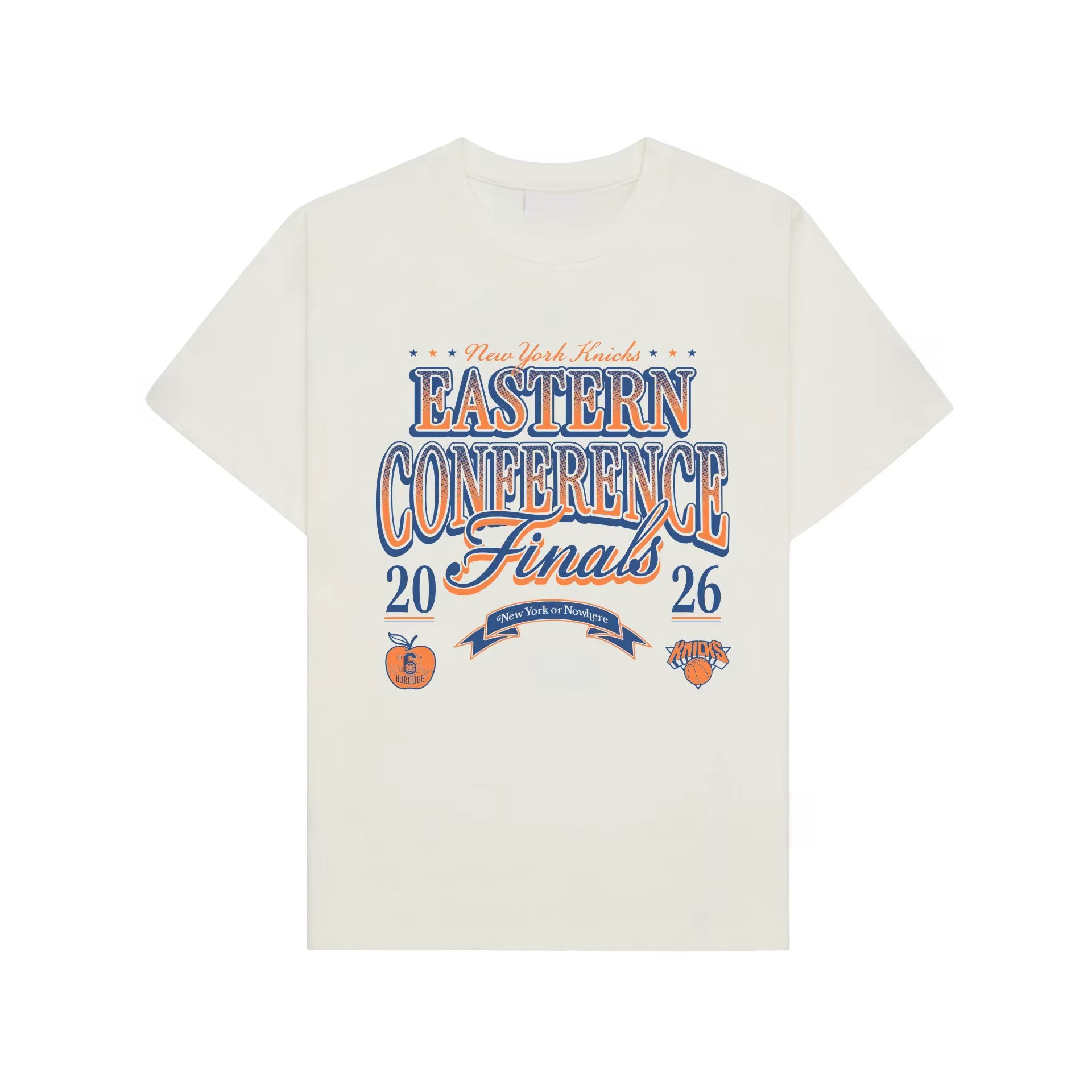 T-shirt unisexe pour les fans des Knicks de New York 2026, vêtements d'été en coton pour hommes et f