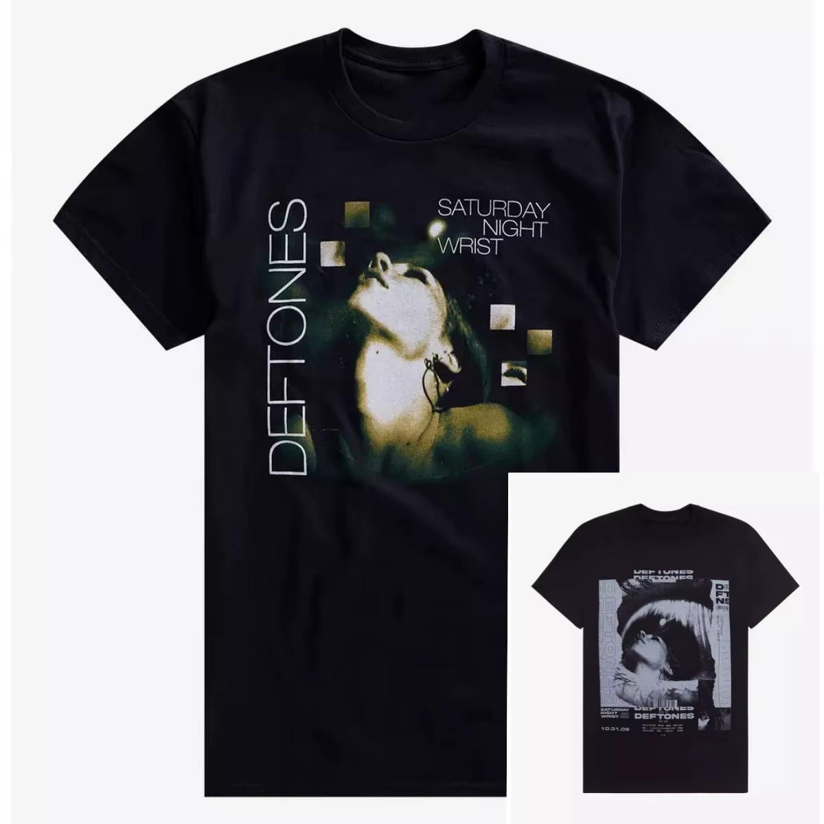 Deftones Saturday Night Wrist Band T-Shirt en coton avec motif graphique pour hommes et femmes, Stre
