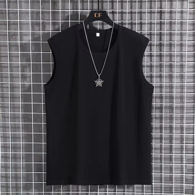 Débardeur grande taille pour hommes, gilet 9XL 10XL 12XL 100-170KG, T-shirt d'été sans manches 100%