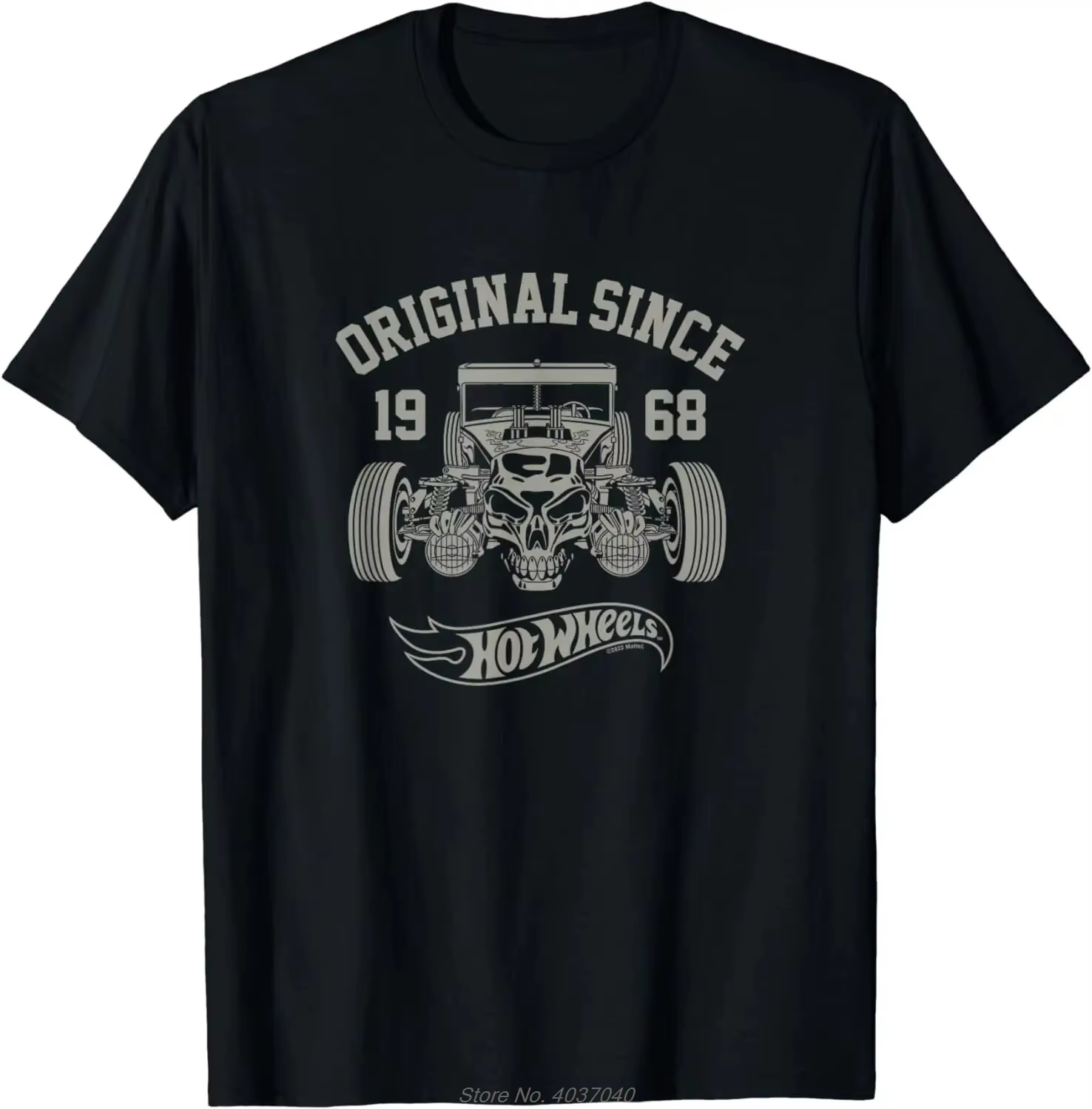 Hauts d'été hommes vêtements Hot Wheels-Original depuis 1968 T-shirt mode Hip Hop Streetwear surdime