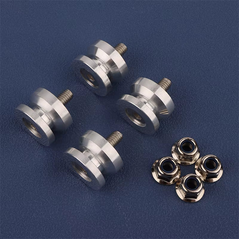 NOUVELLE PROMO : Lot de 4 supports de fixation pour top case moto, plaque de base, boucle, boîte arr