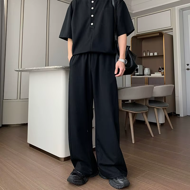 Ensemble de vêtements d'été pour homme, polo à manches courtes, style décontracté et sportif, look é