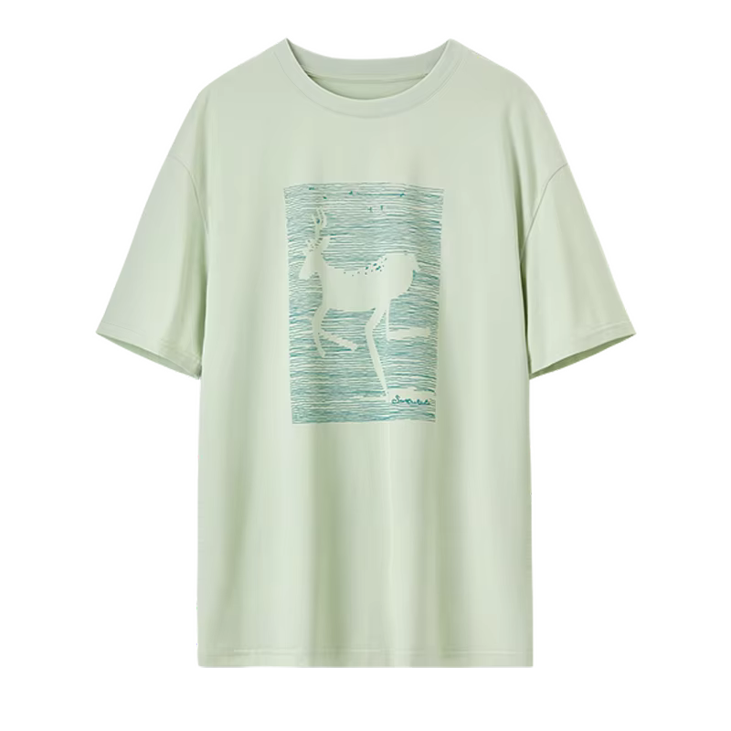 T-shirt femme SENTUBILA Line Art, collection Printemps 2026, coupe décontractée, col rond, manches c