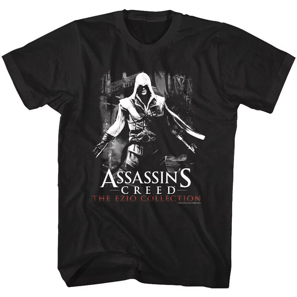 Nouveau t-shirt à manches courtes pour hommes Assassin's Creed - Collaboration Game Collaboration