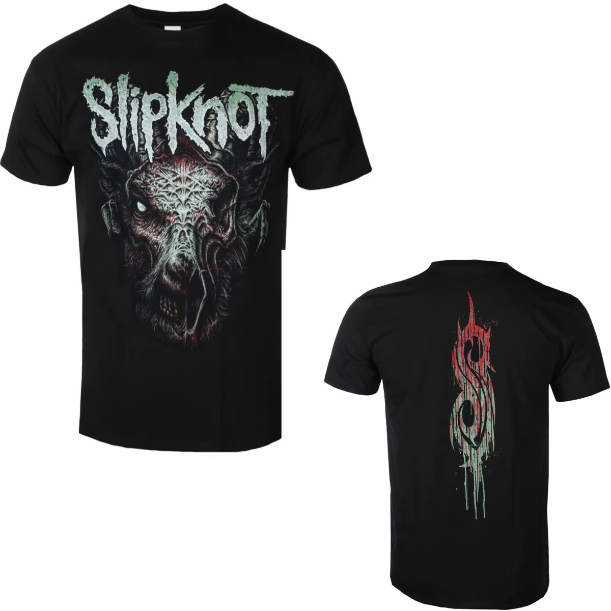 T-shirt unisexe en coton avec motif Slipknot 2026, manches courtes, style décontracté de luxe, vinta