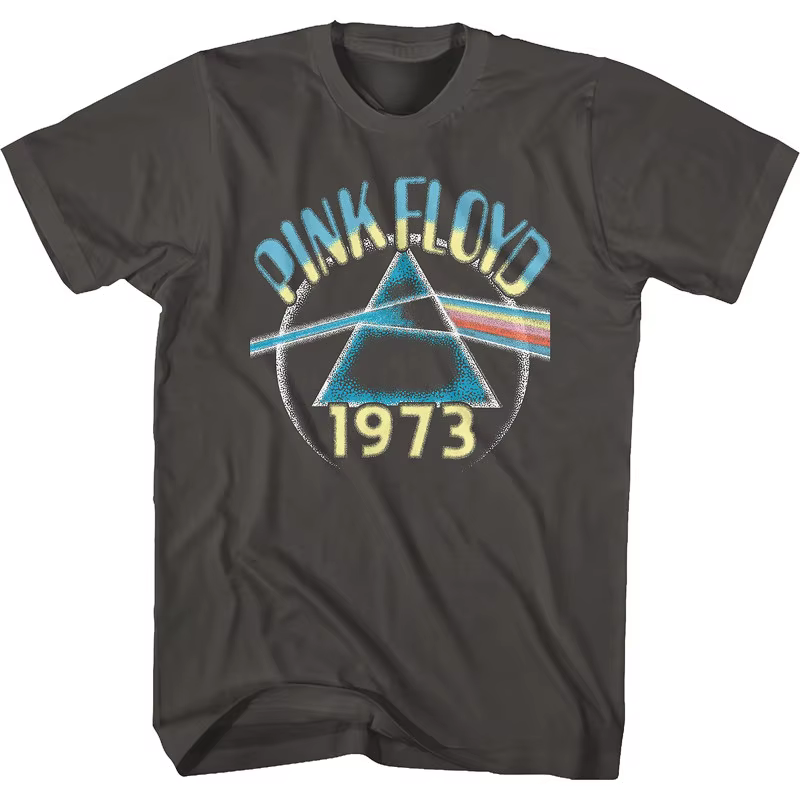 T-Shirt avec Logo du groupe Pink Floyd, 100% coton, graphique, pour hommes et femmes, Streetwear d'é