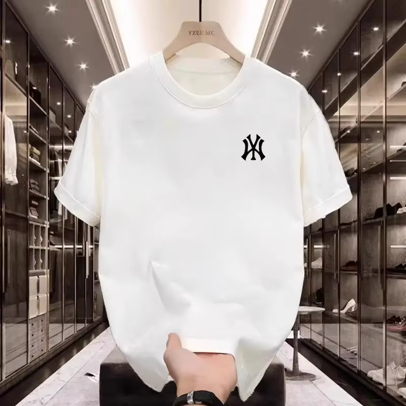 Nouveau T-shirt à manches courtes - Pur coton, pour hommes et femmes, pour couple. T-shirt décontrac